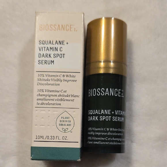 New~ Biossance Squalane + Vitamin C Dark Spot Serum - Picture 1 of 10